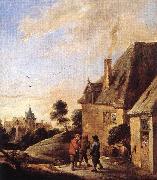 Village Scene David Teniers the Younger